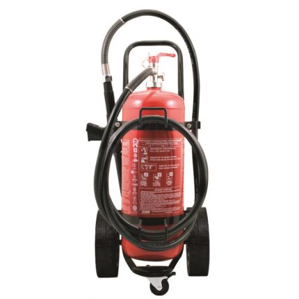 Trolley Fire Extinguisher Dry Powder 25Kg